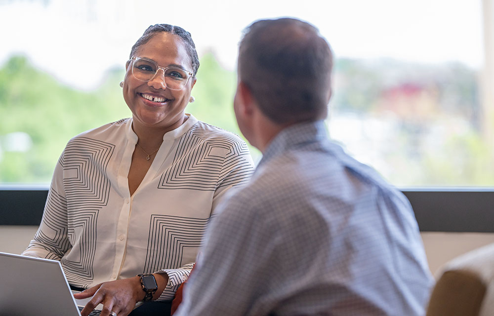 bankers in a meeting