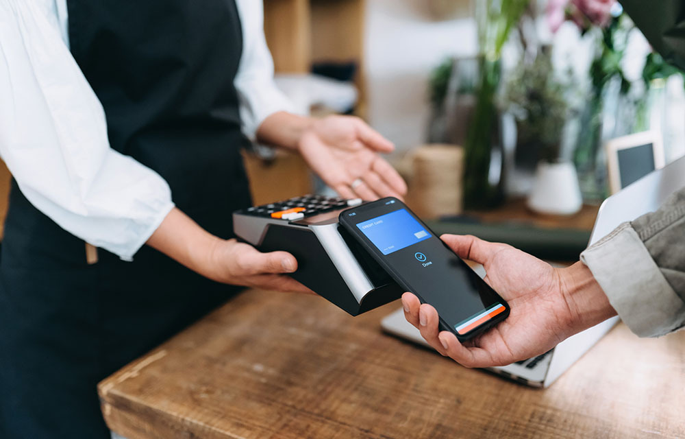 Tap payment with mobile device