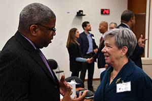 photo of Investment Connection participants networking