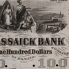 Bank note issued around 1854 by the Quassaick Bank of Newburgh, N.Y