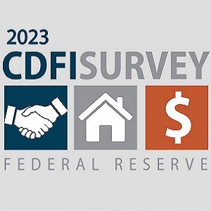 Small version of 2023 CDFI Survey logo.