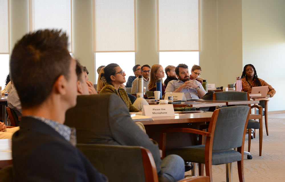 Engaged audience for the Race and Economic Outcomes Conference