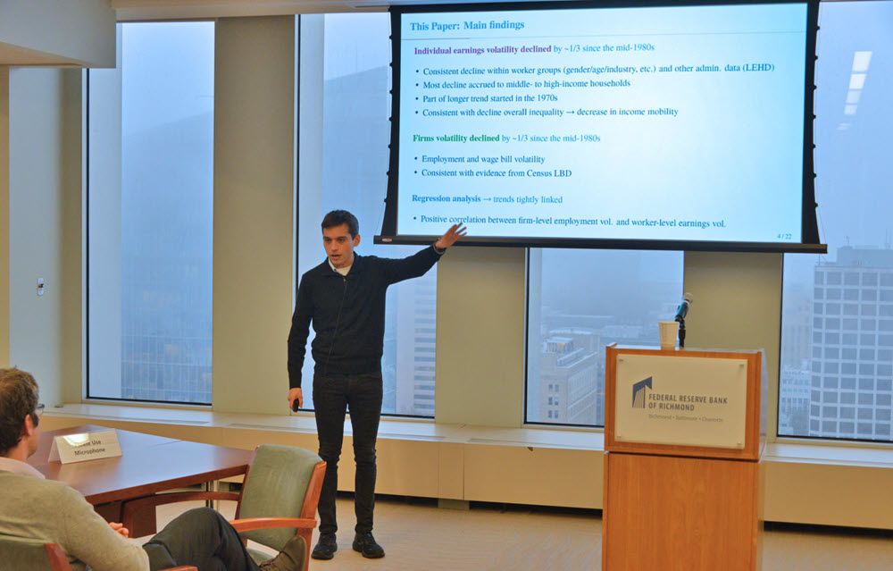 Sergio Salgado presenting