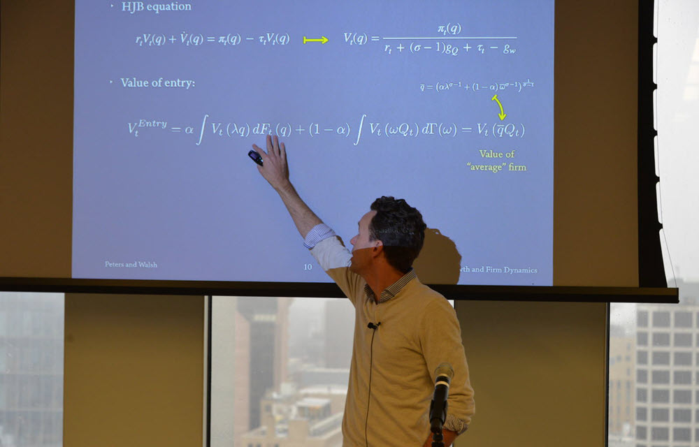 Michael Peters presenting