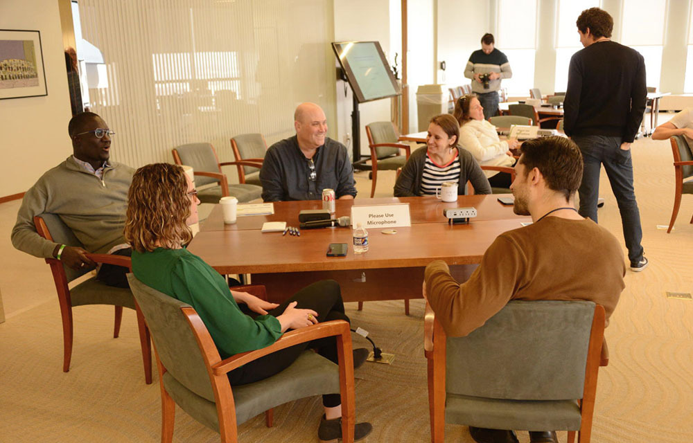 Richmond Fed economists collaborating with visiting economists during February CORE Week.