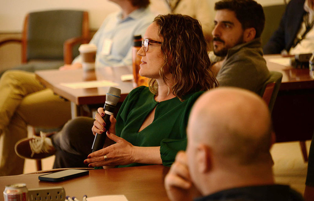 Engagement during a visitor seminar session at February CORE Week.