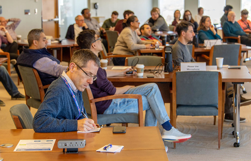 Engaged audience for the March CORE week seminars