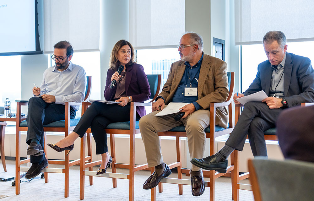 A panel of speakers discussing a topic during CORE Week.