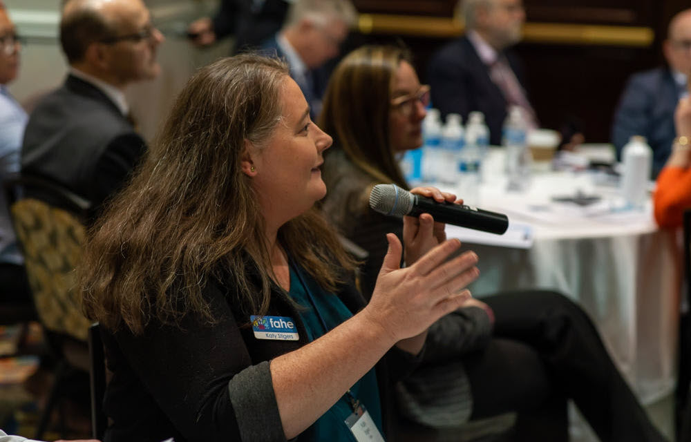Audience engagement during the 2023 Investing in Rural America Conference. 