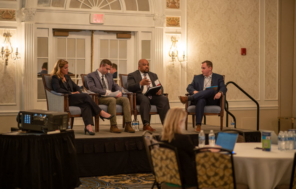 Better Together: How the private and public sectors can work together to amplify impact afternoon breakout panel discussion, moderated by Sam Louis Taylor. 