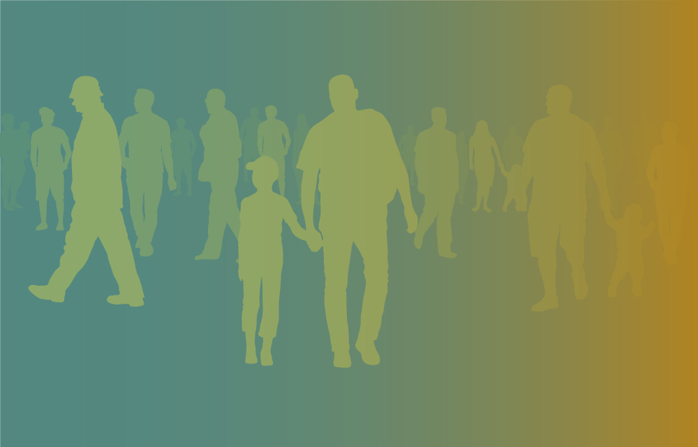 people in the shadows