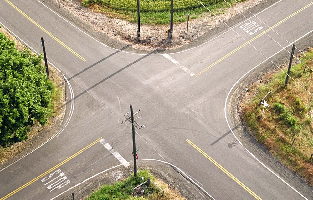 country crossroads
