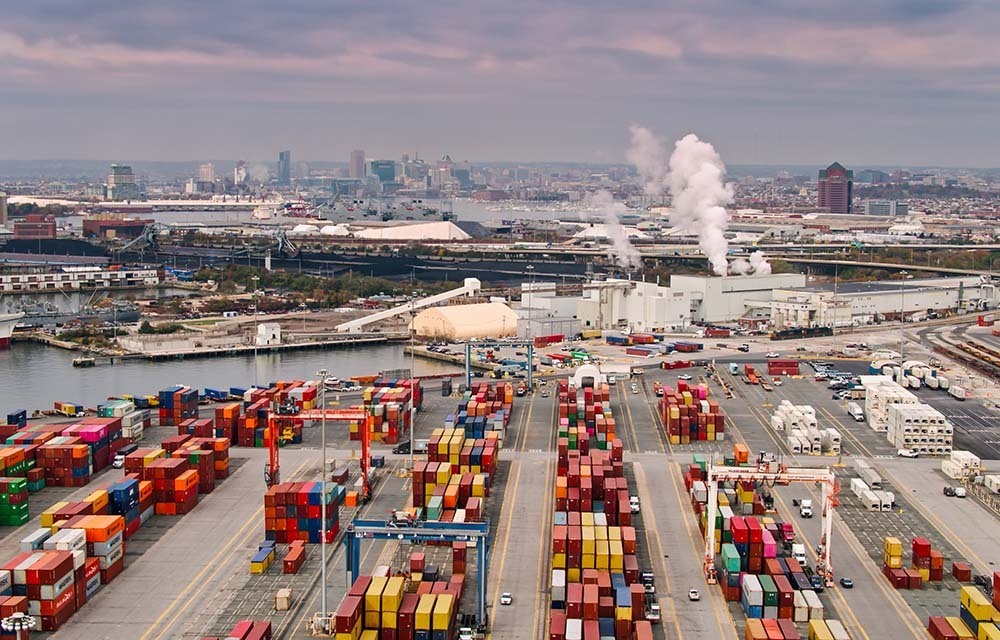 Port in Maryland