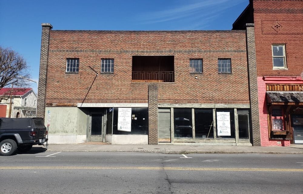 Outside view of the 608 Main Street building in Clifton Forge.