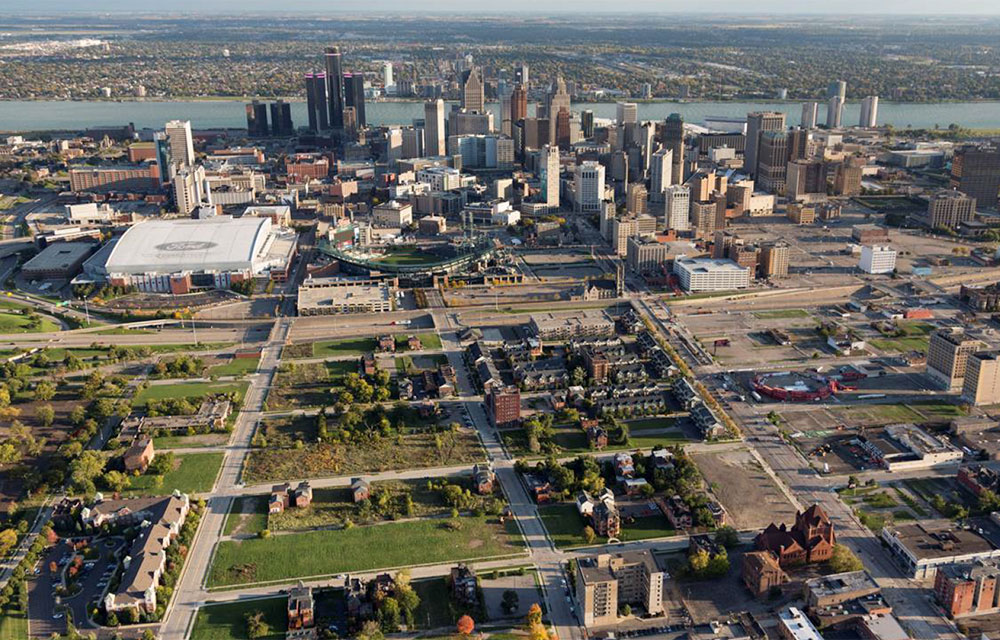 a view of Detroit, Michigan