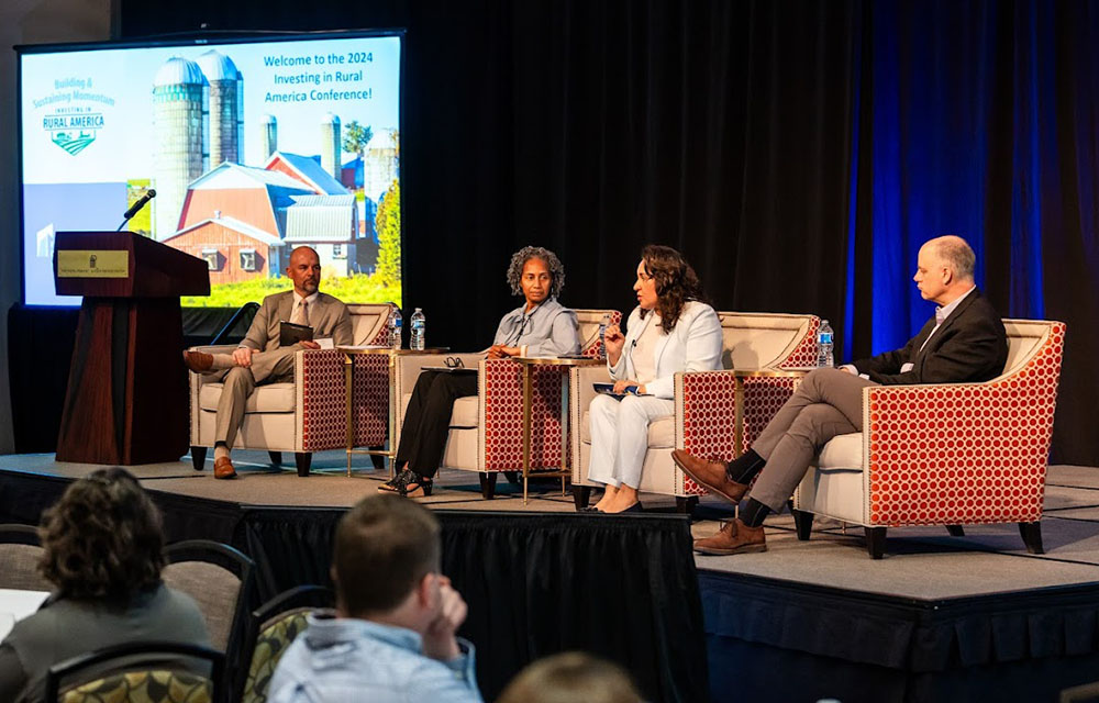 Plenary session at Investing in Rural America Conference.