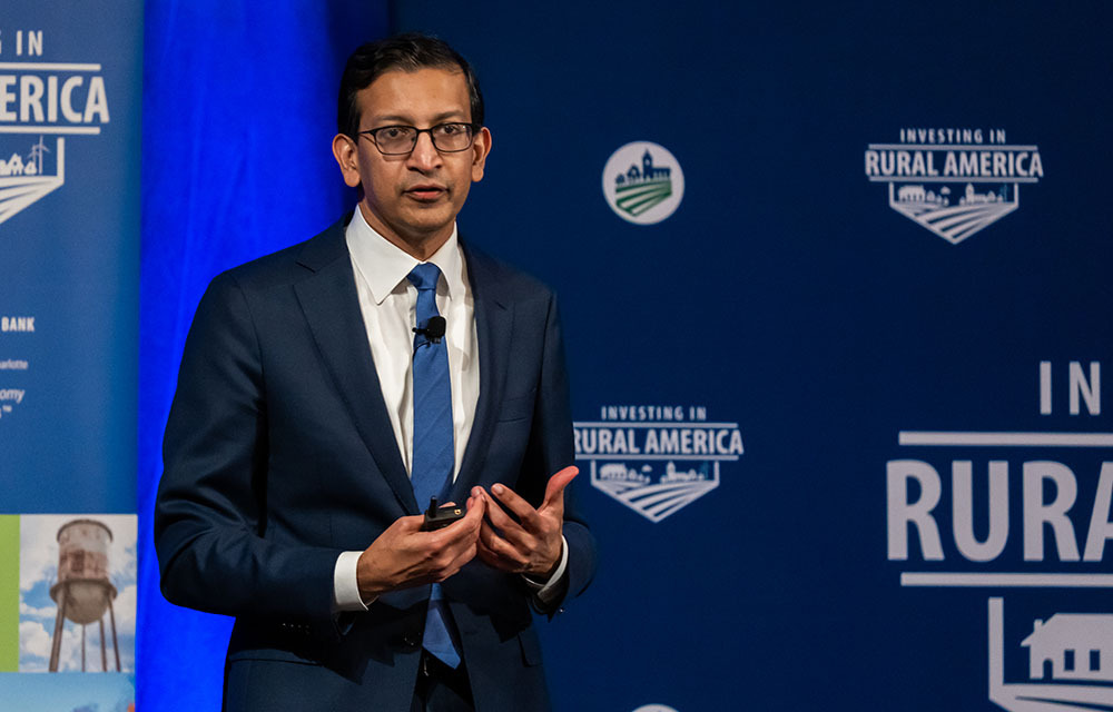 Ray Chetty speaking at Investing in Rural America Conference
