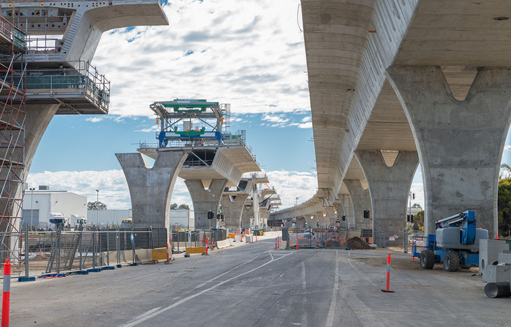 illustrative image of infrastructure construction