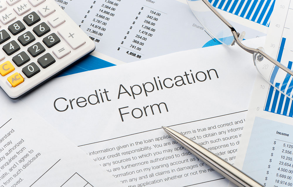 stuff you need when filling out a credit application form