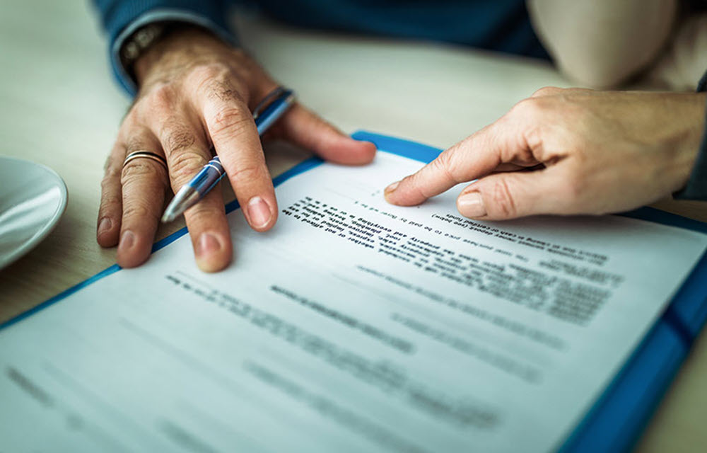 signing documents