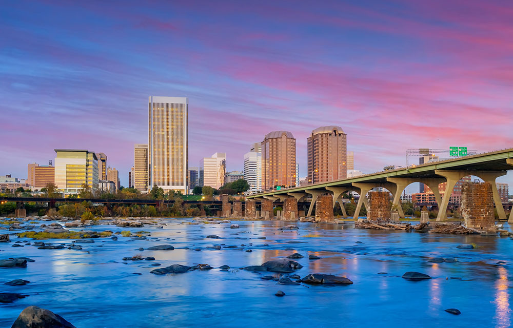 Richmond, Virginia skyline