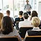 People attending a workshop with an instructor