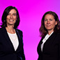 Photo of Arantxa and Marina with the Center for Advancing Women in Economics