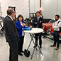 Tom Barkin and Matt Martin visiting North Carolina’s Surry and Yadkin counties