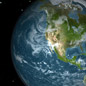 view of Earth from space